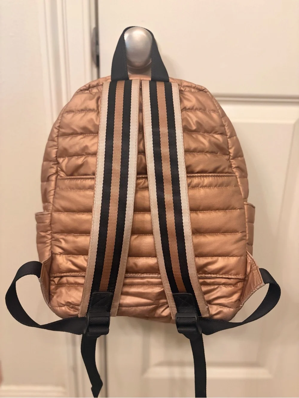 THINK ROYLN Quilted bronze front small Backpack - Bronze Copper